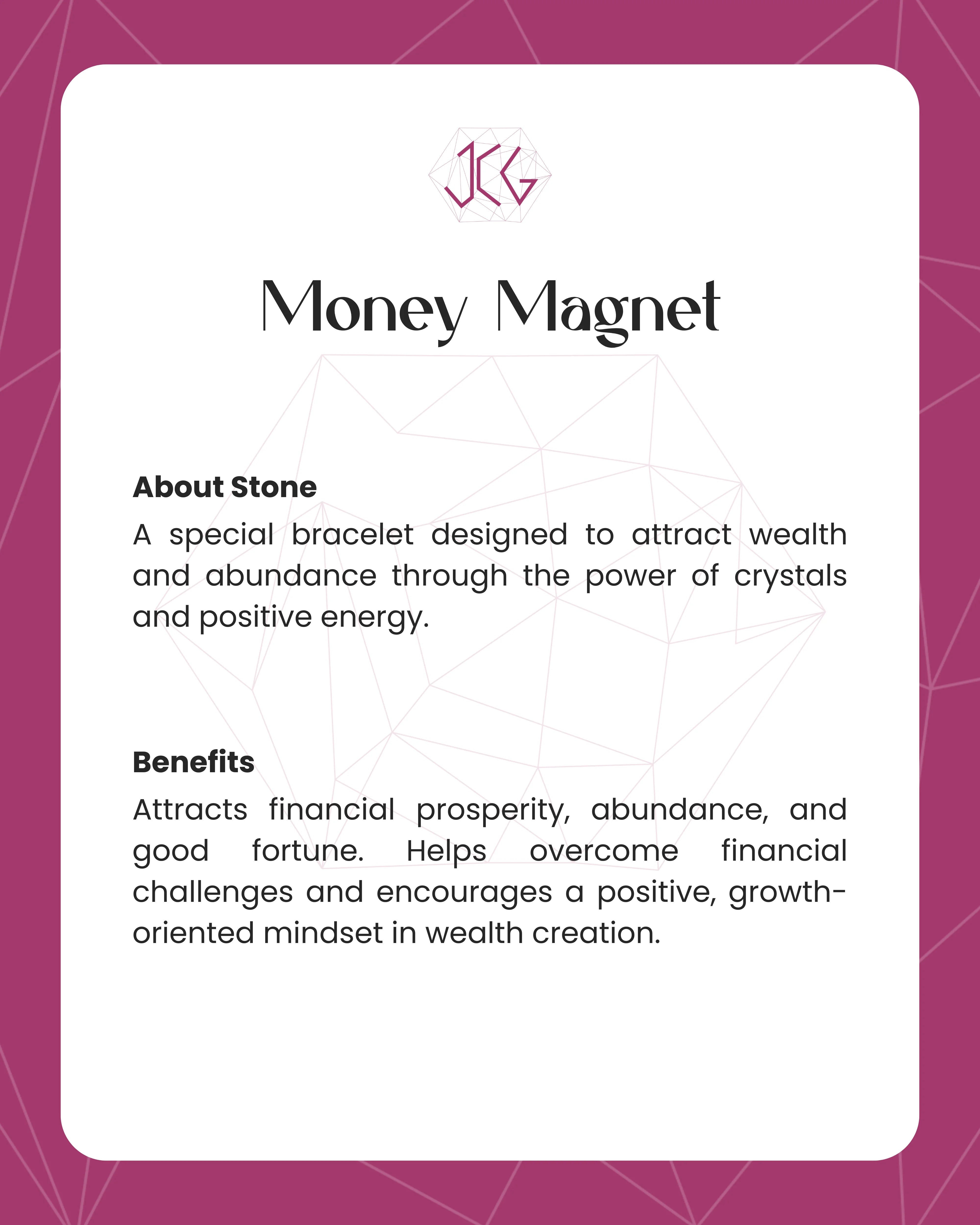 Money Magnet Bracelet 8mm