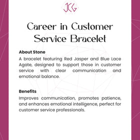 Career in Customer Service Bracelet 8mm