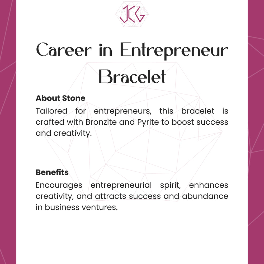 Career in Entrepreneur Bracelet 8mm