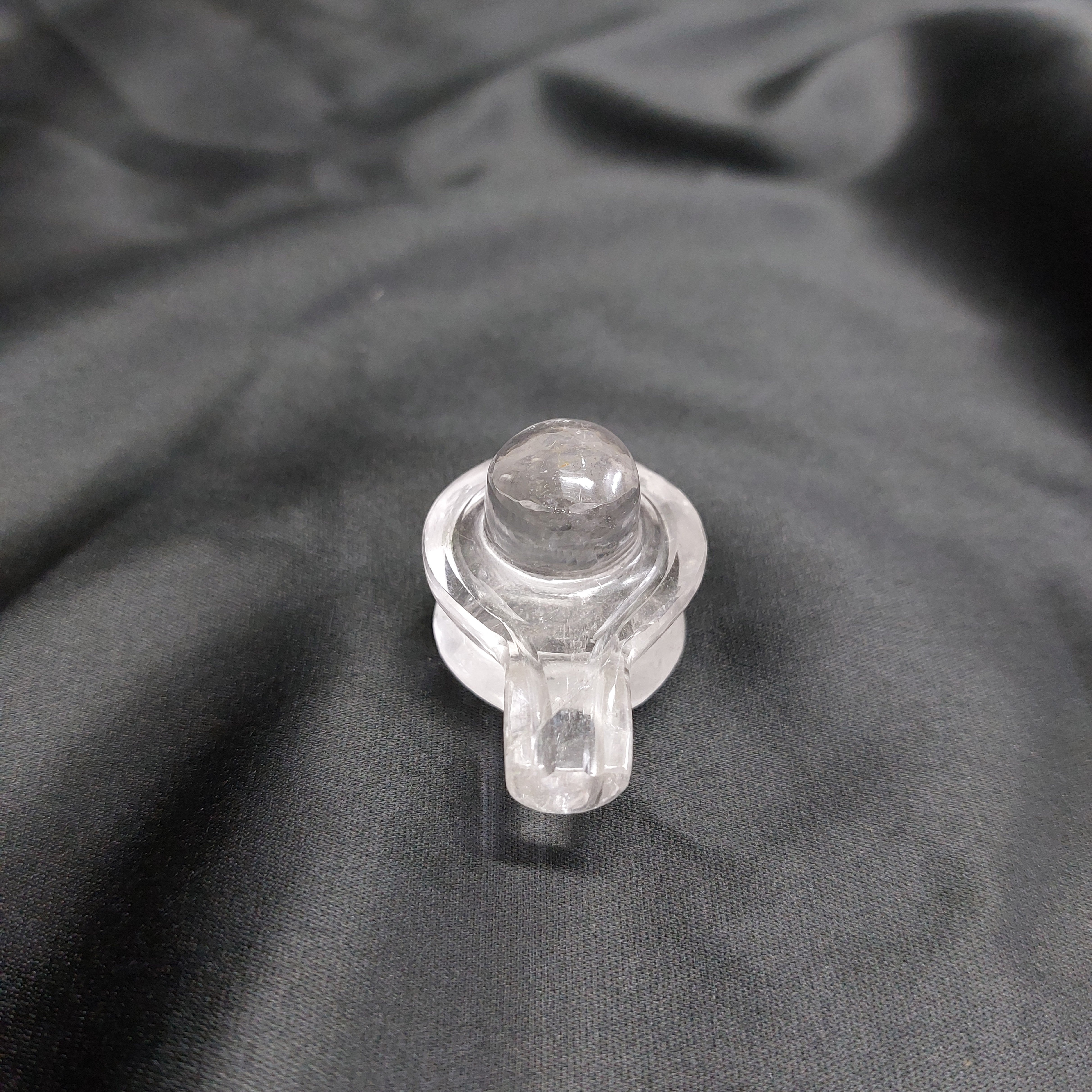 CLEAR QUARTZ SHIVLING