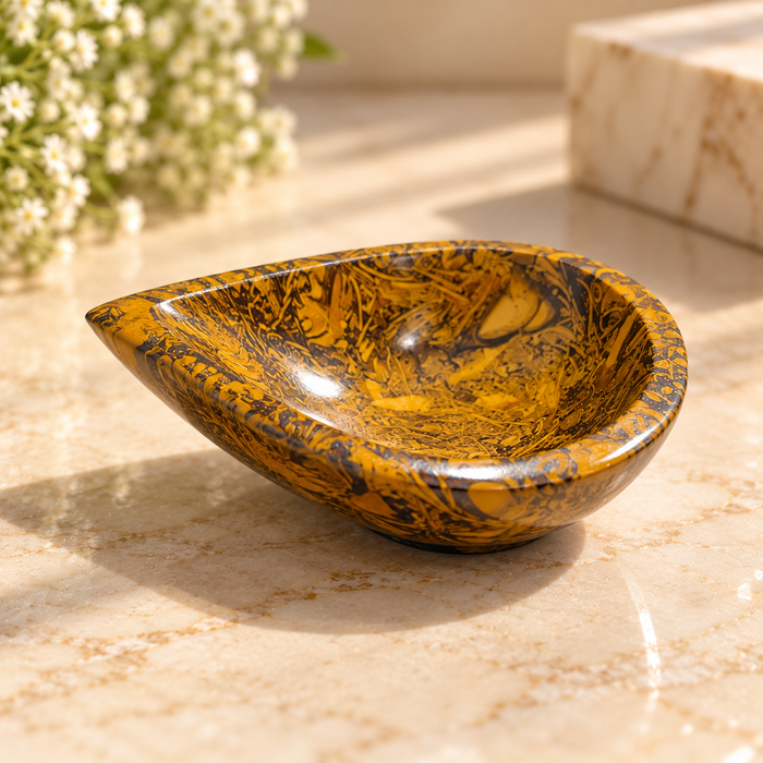 Natural Mariam Crystal Diya (With Certificate)