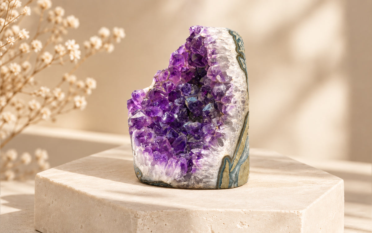 Raw Gemstone Clusters