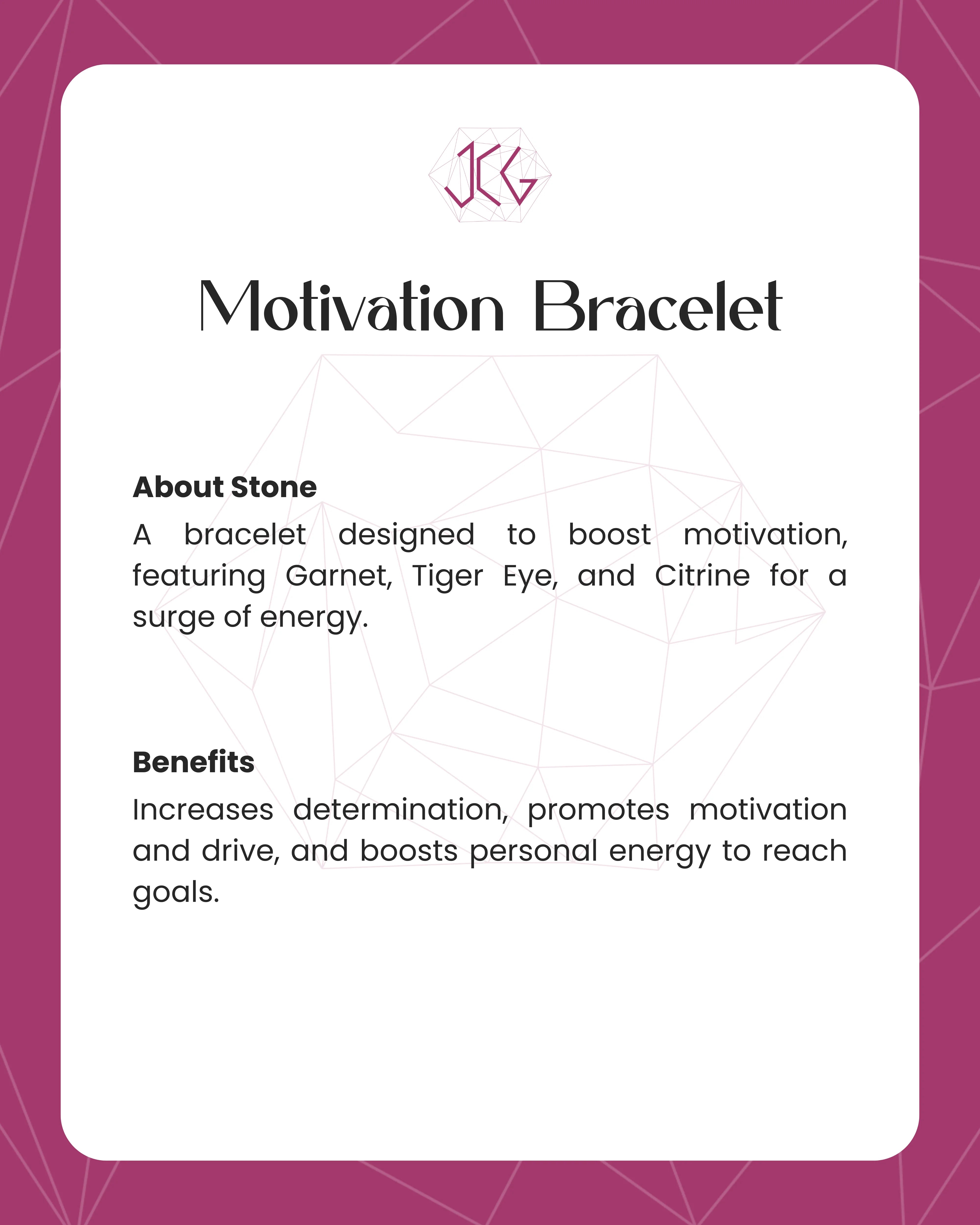 Motivation Bracelet 8mm