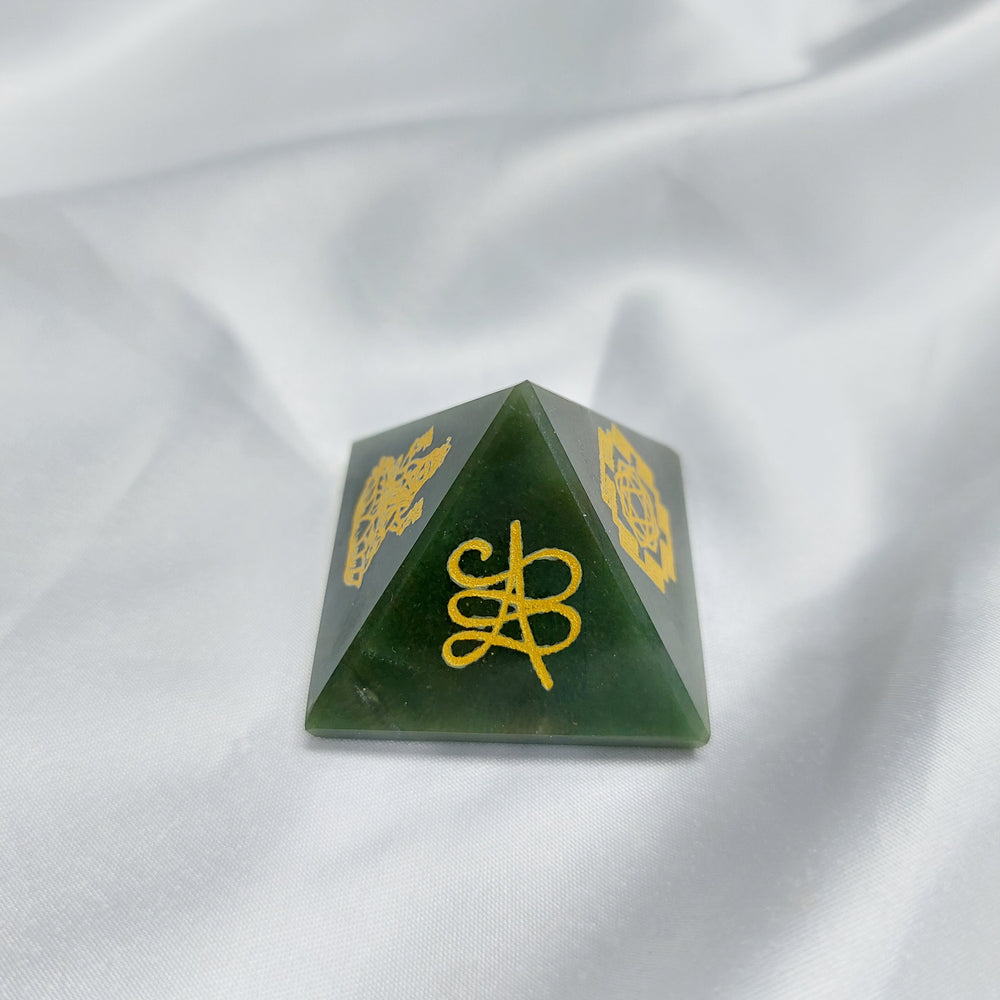 GREEN JADE LAXMI SHREEYANTRA