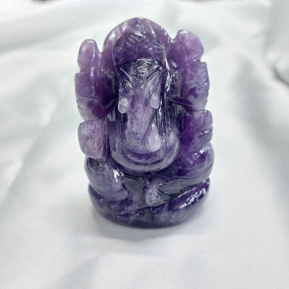 NATURAL AMETHYST BIG GANESH anxiety relief
