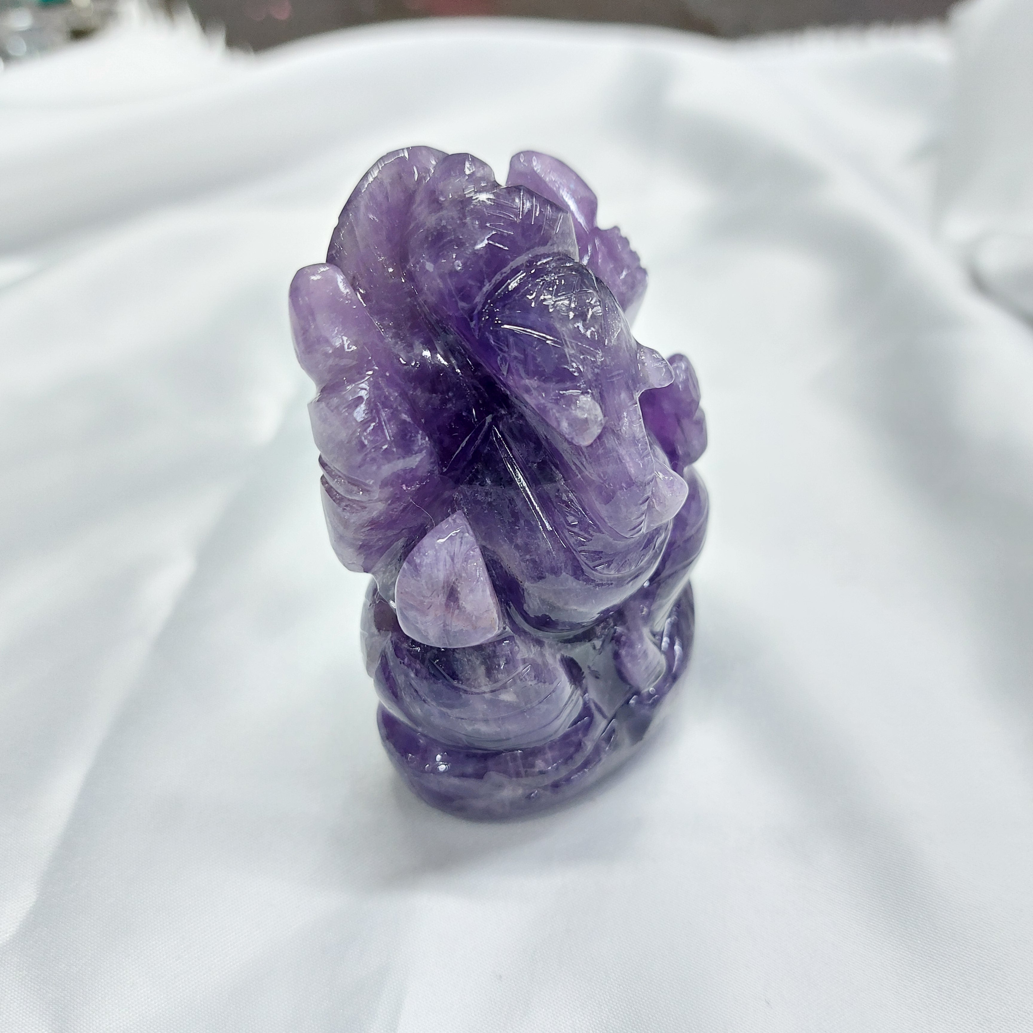 NATURAL AMETHYST BIG GANESH
