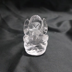 CLEAR QUARTZ LORD GANESH STATUE