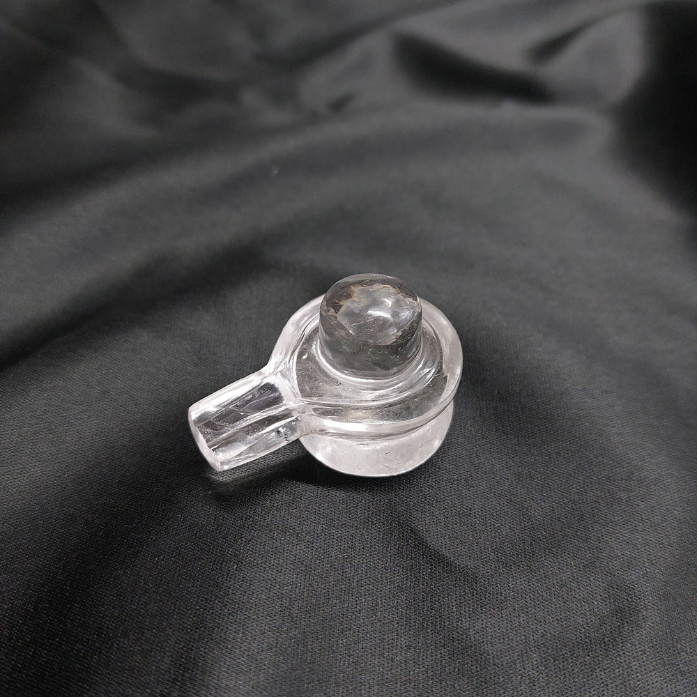 CLEAR QUARTZ SHIVLING
