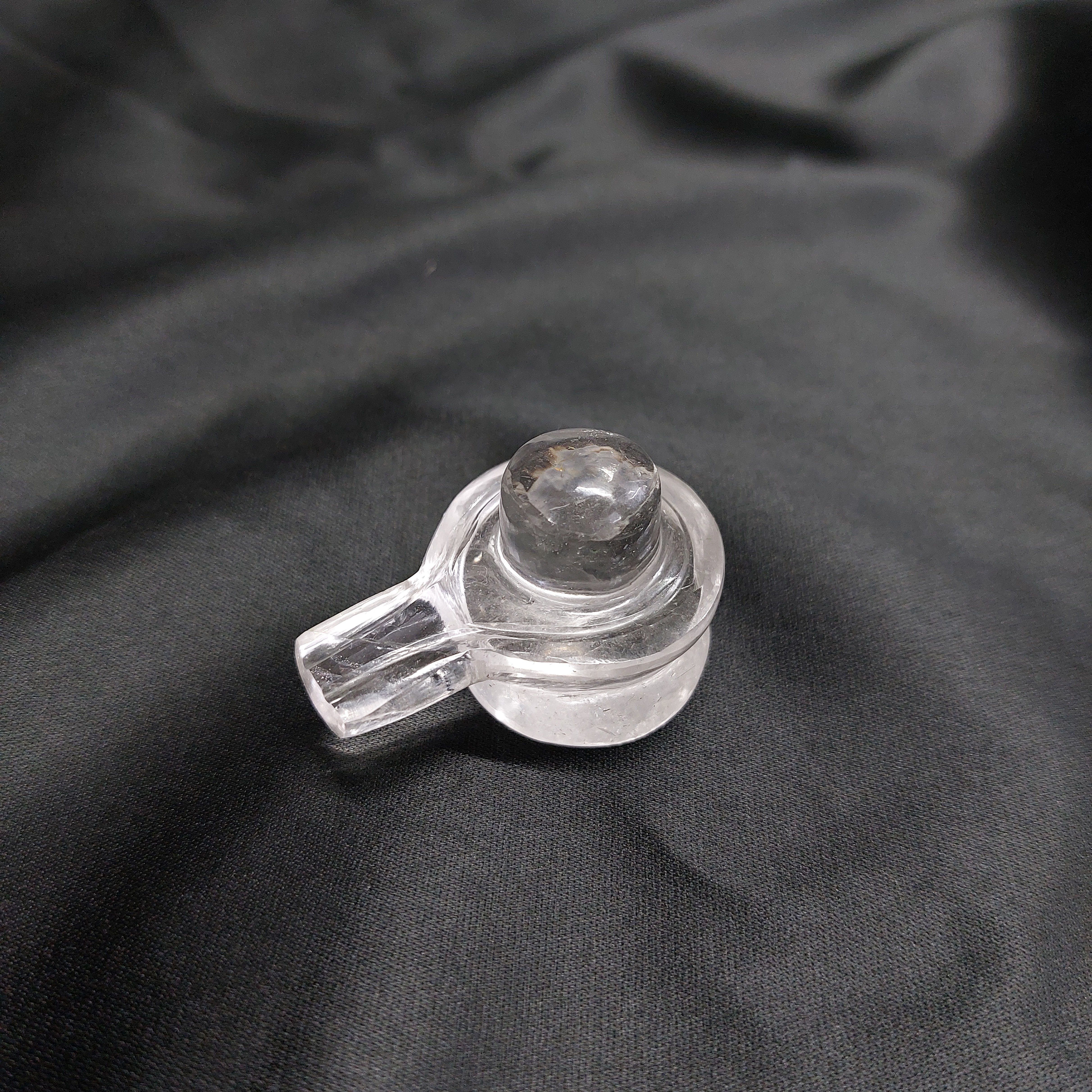 CLEAR QUARTZ SHIVLING