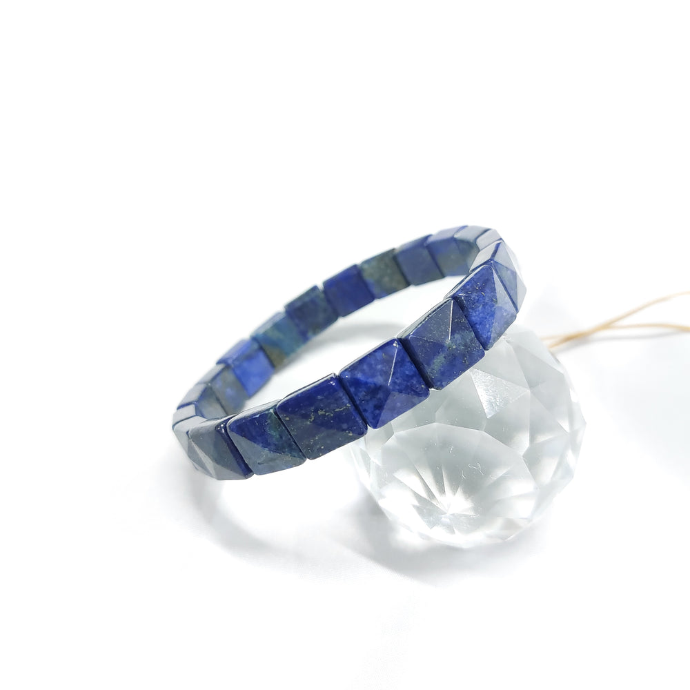 Lapis Lazuli Pyramid Bracelet