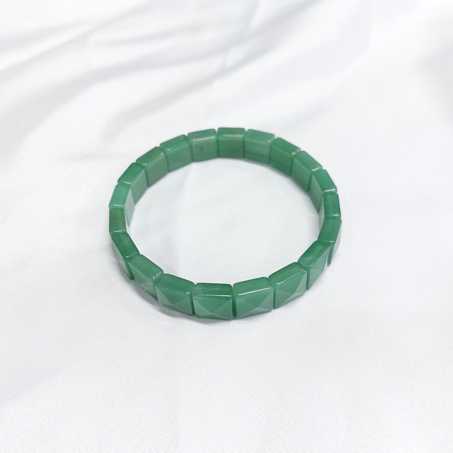 Green Aventurine Pyramid Bracelet