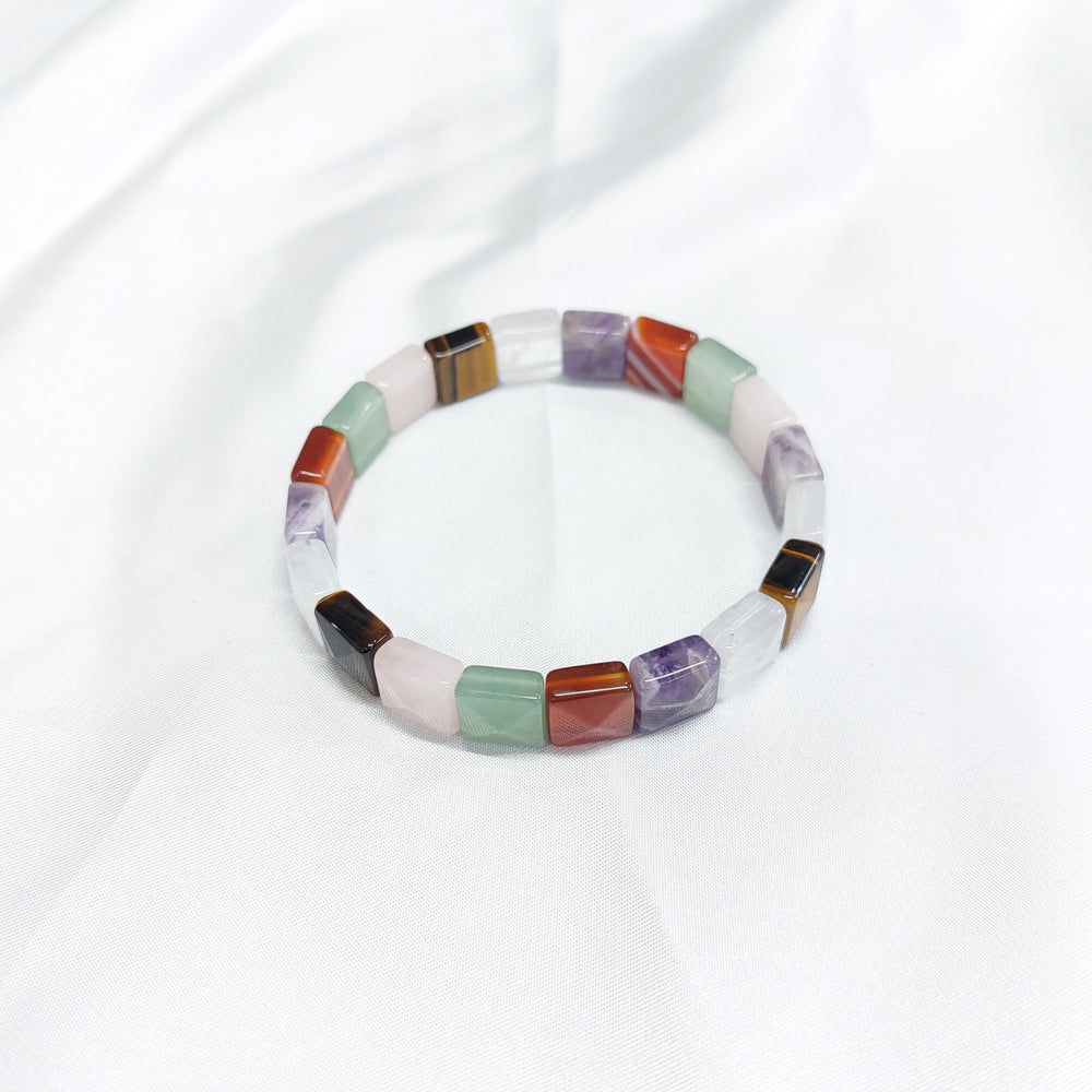 Mix Chakra Pyramid Bracelet