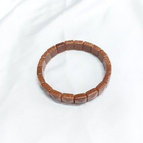 Sunstone Pyramid Bracelet ( sunsitara lab made )