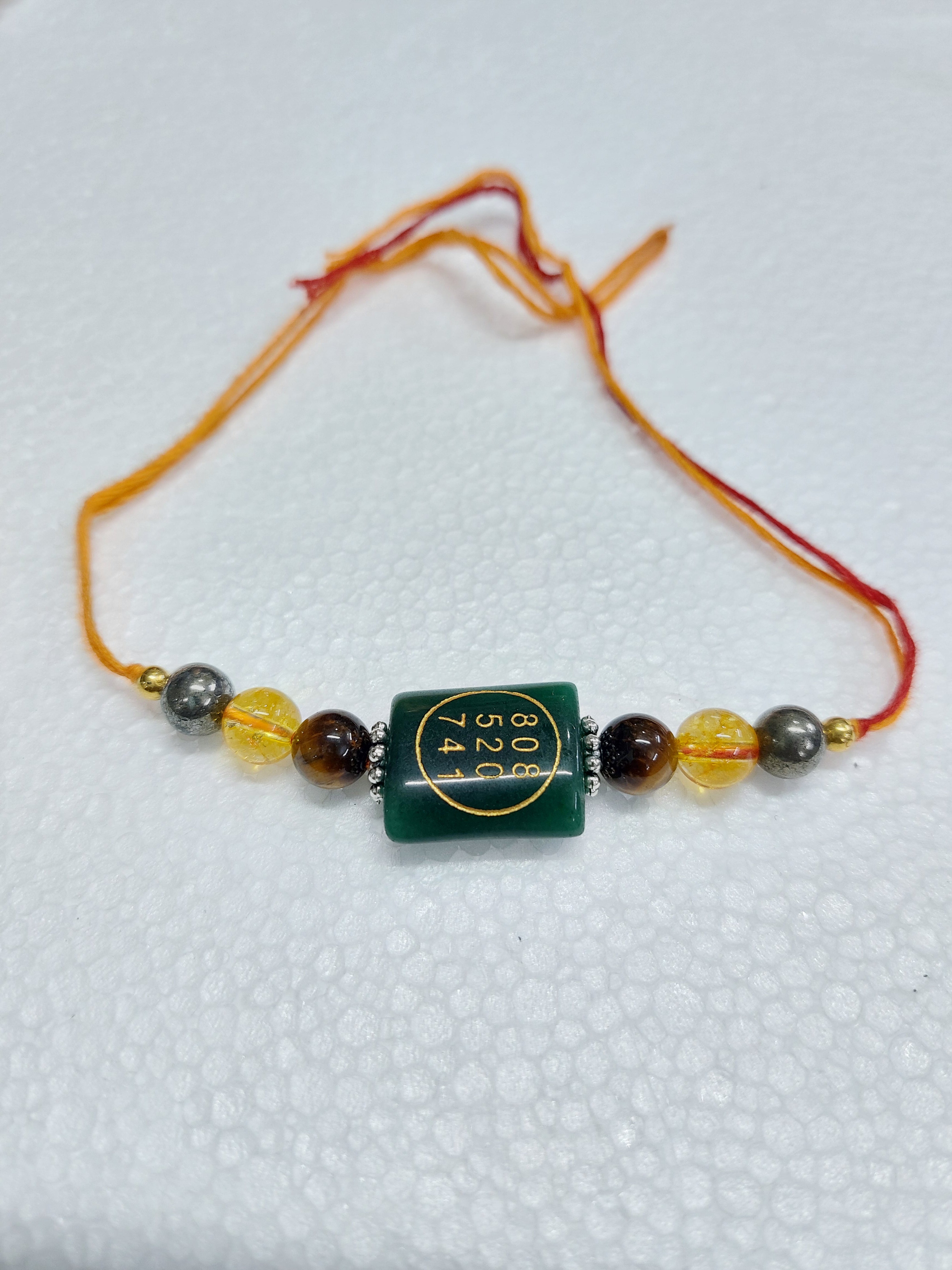 ZIBU COIN SYMBOLS CRYSTAL RAKHI