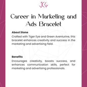 Career in Marketing and Ads Bracelet 8mm