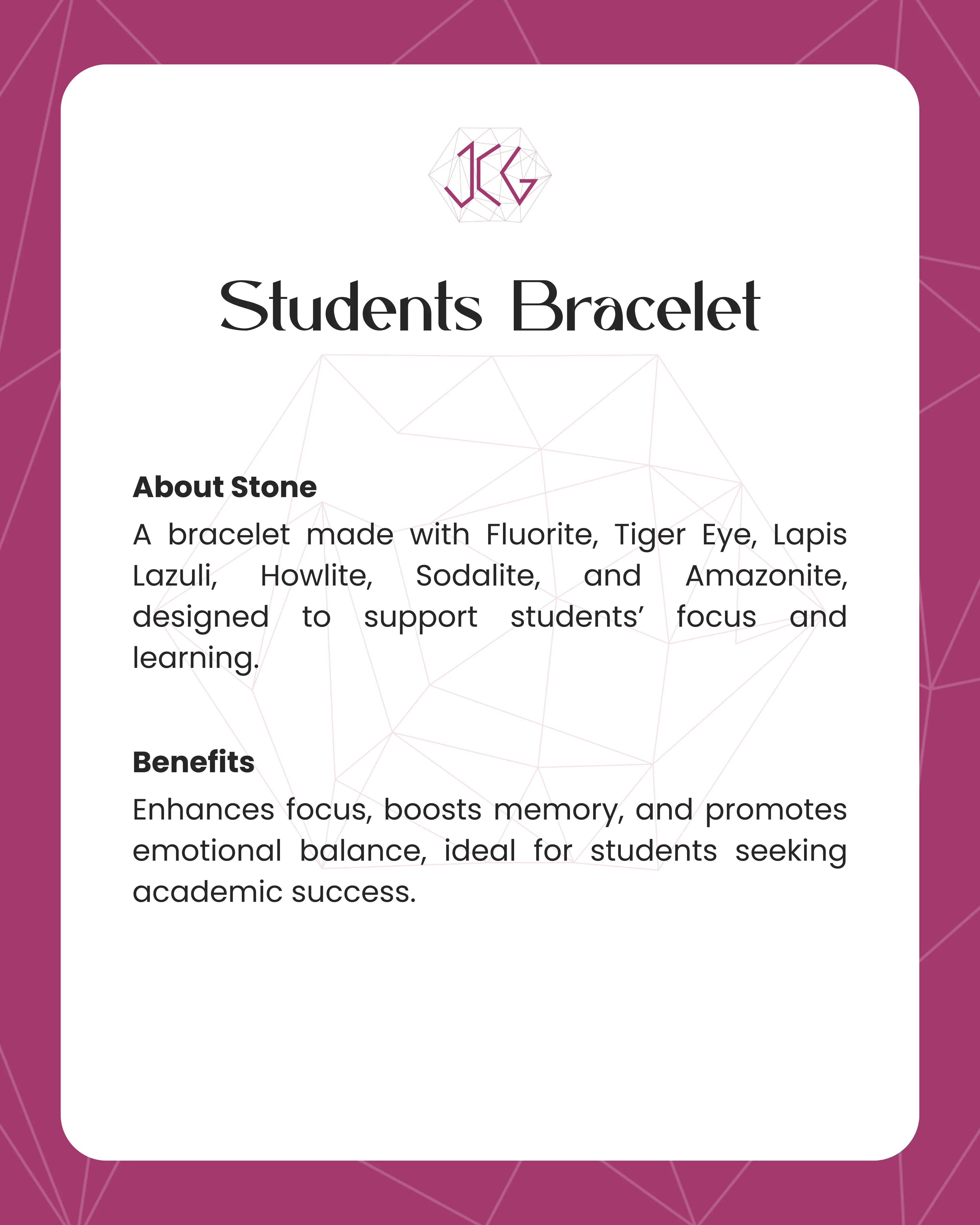 Students Bracelet 8mm