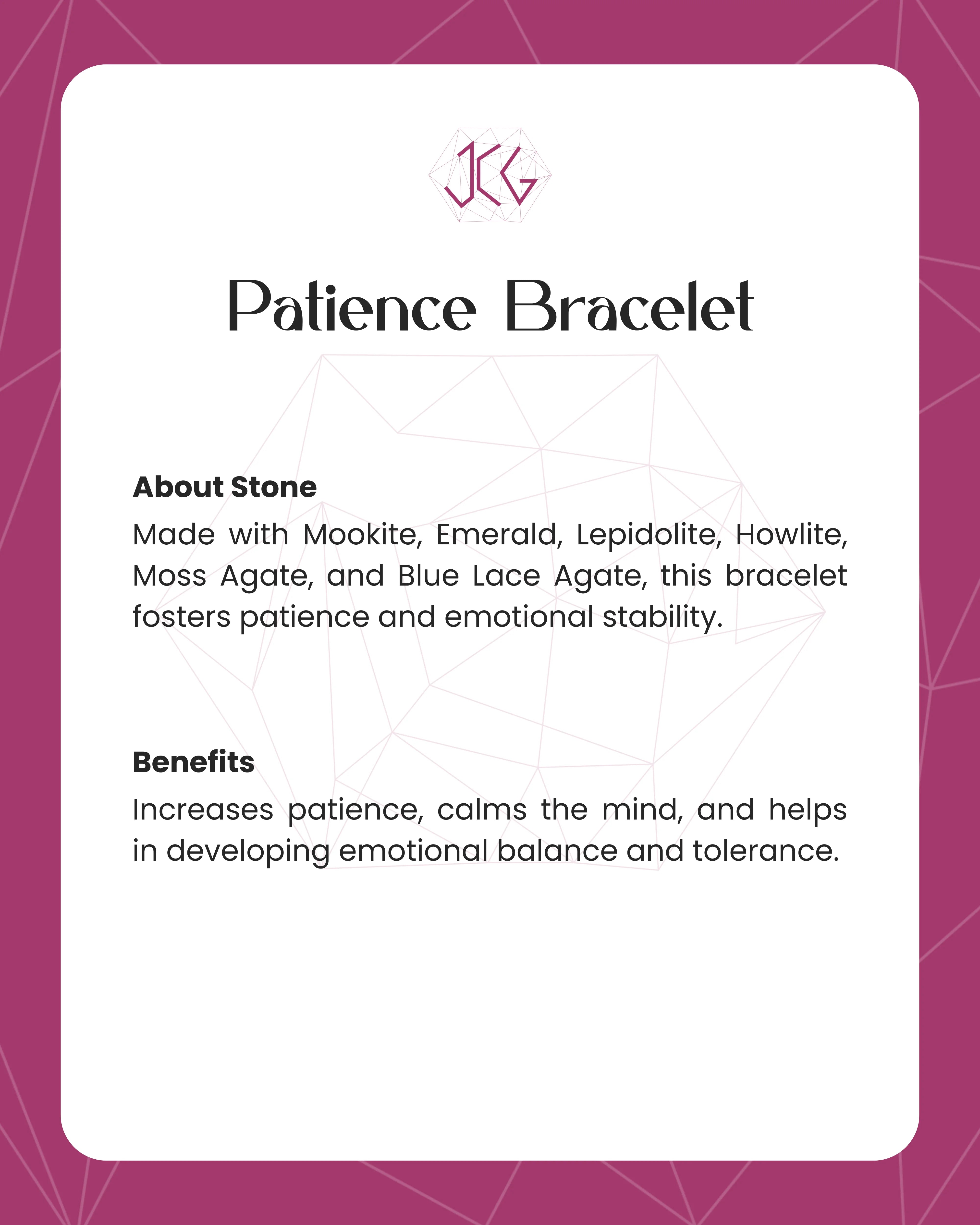 Patience Bracelet 8mm