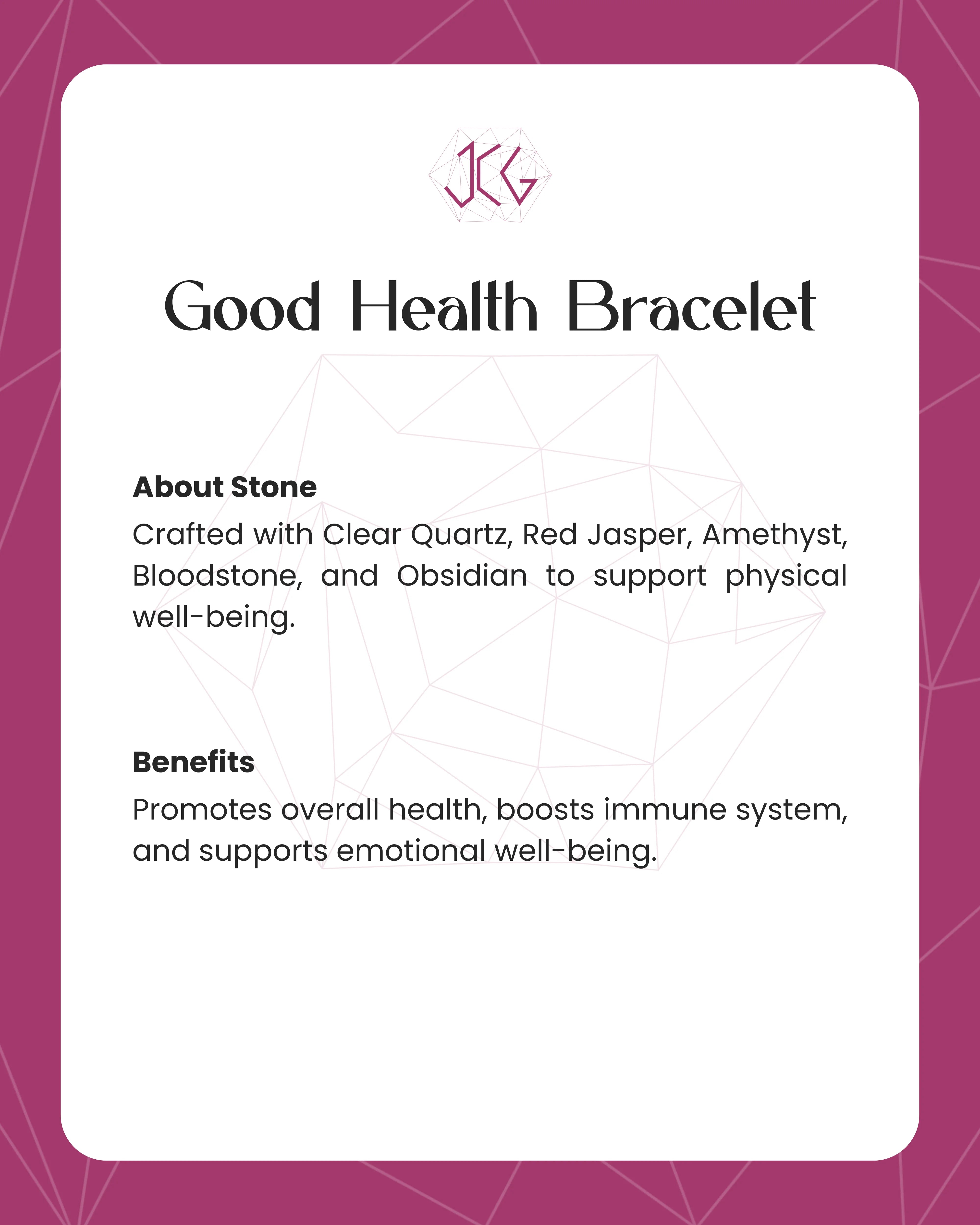 Good Health Bracelet 8mm