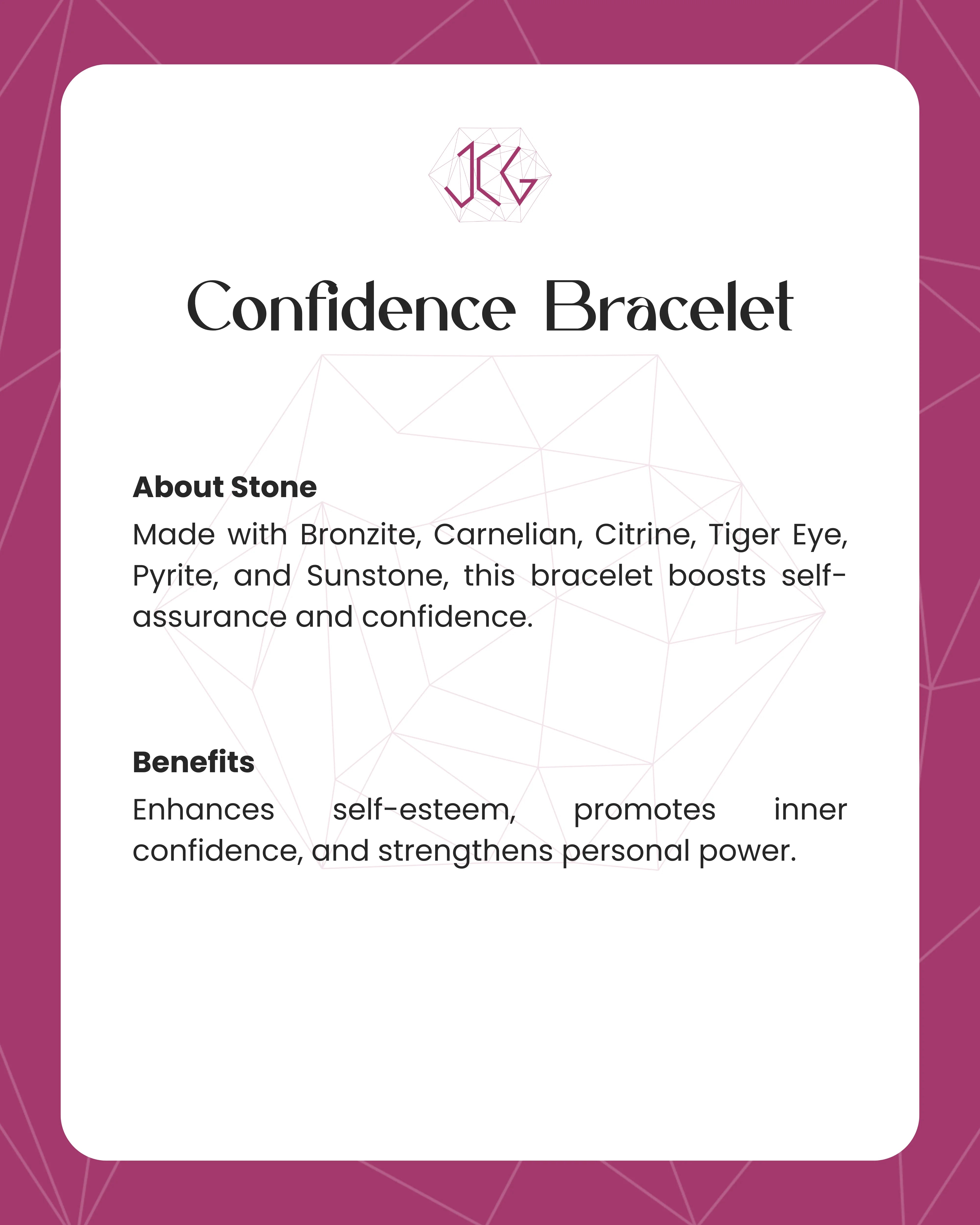 Confidence Bracelet 8mm