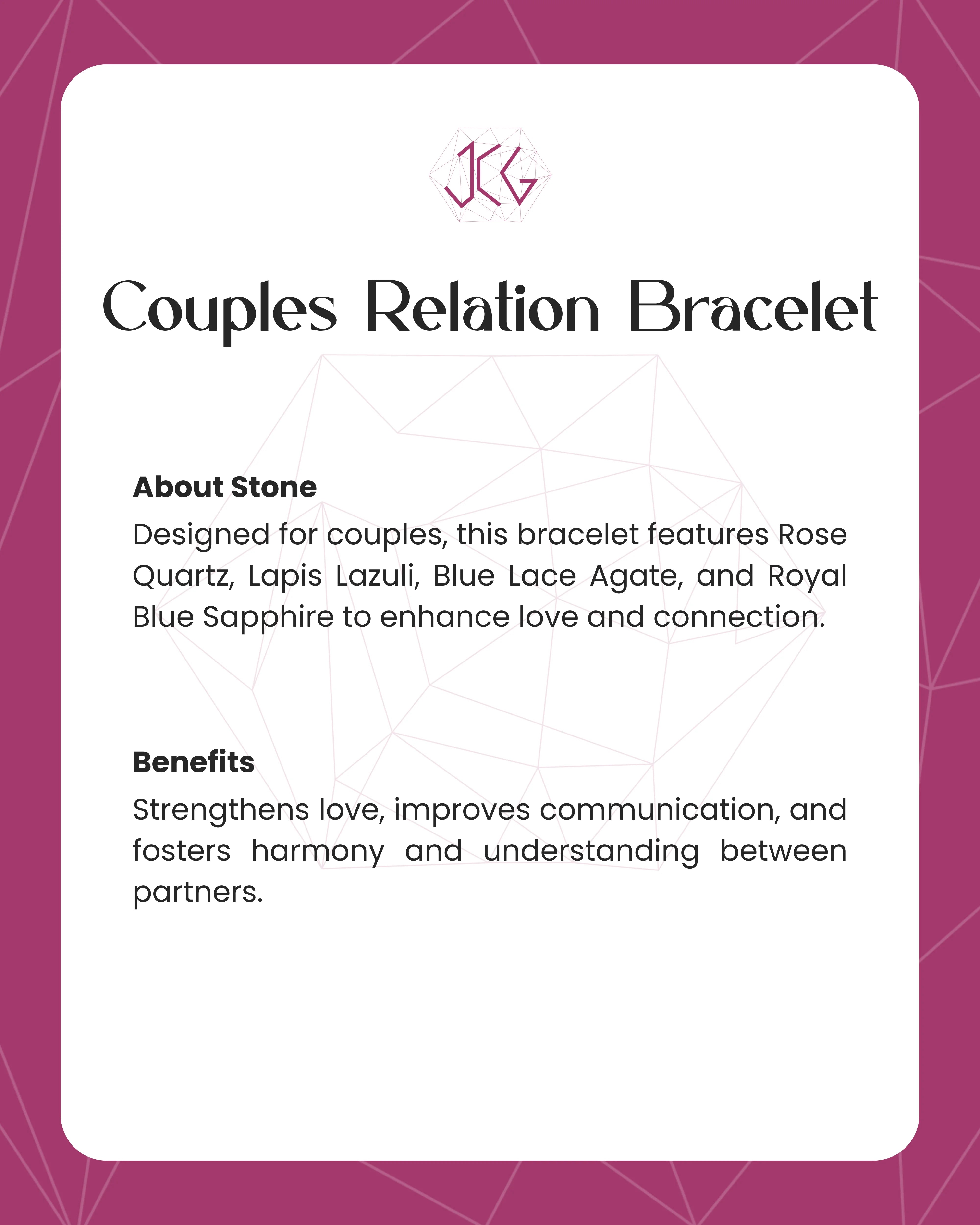 Couples Relation Bracelet 8mm