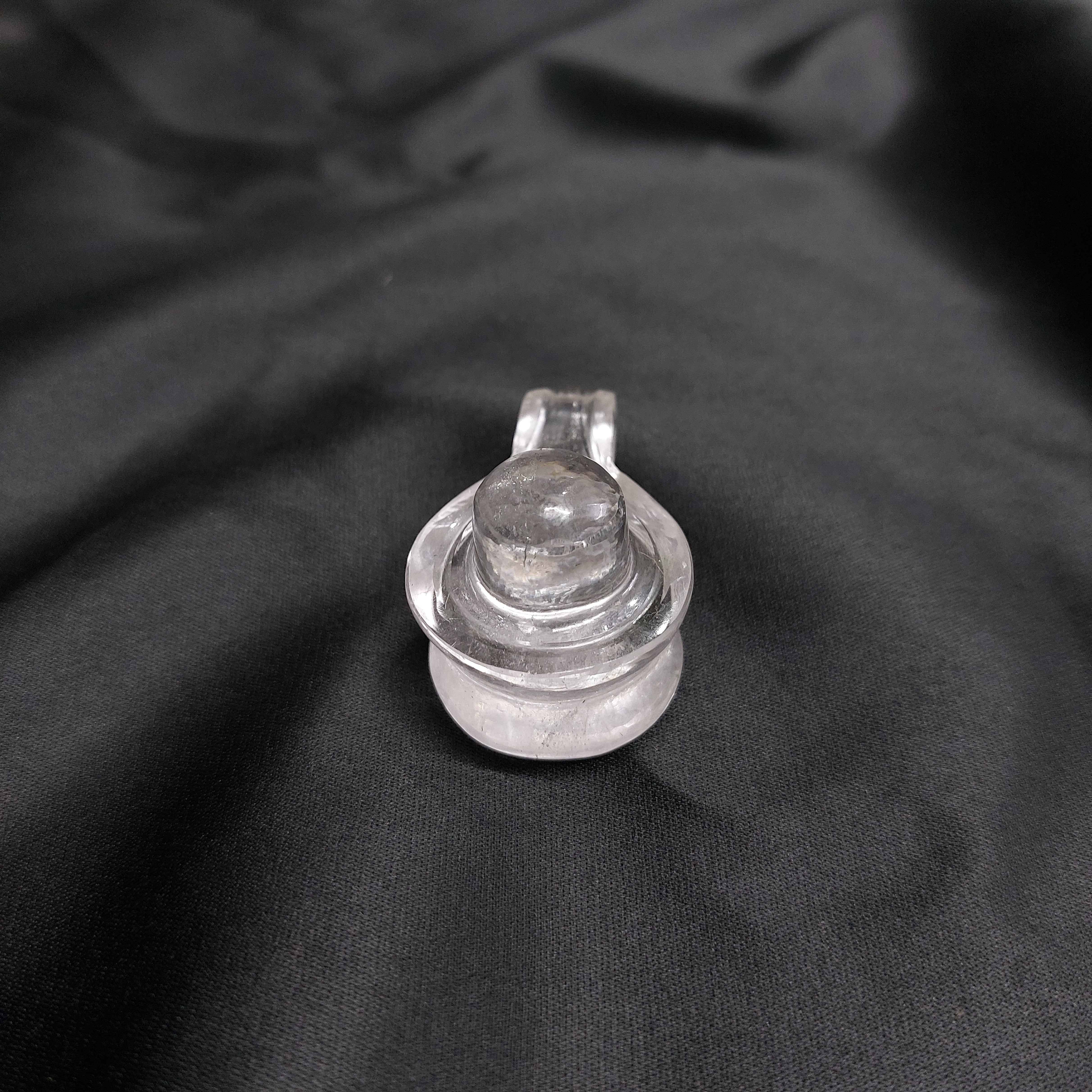 CLEAR QUARTZ SHIVLING