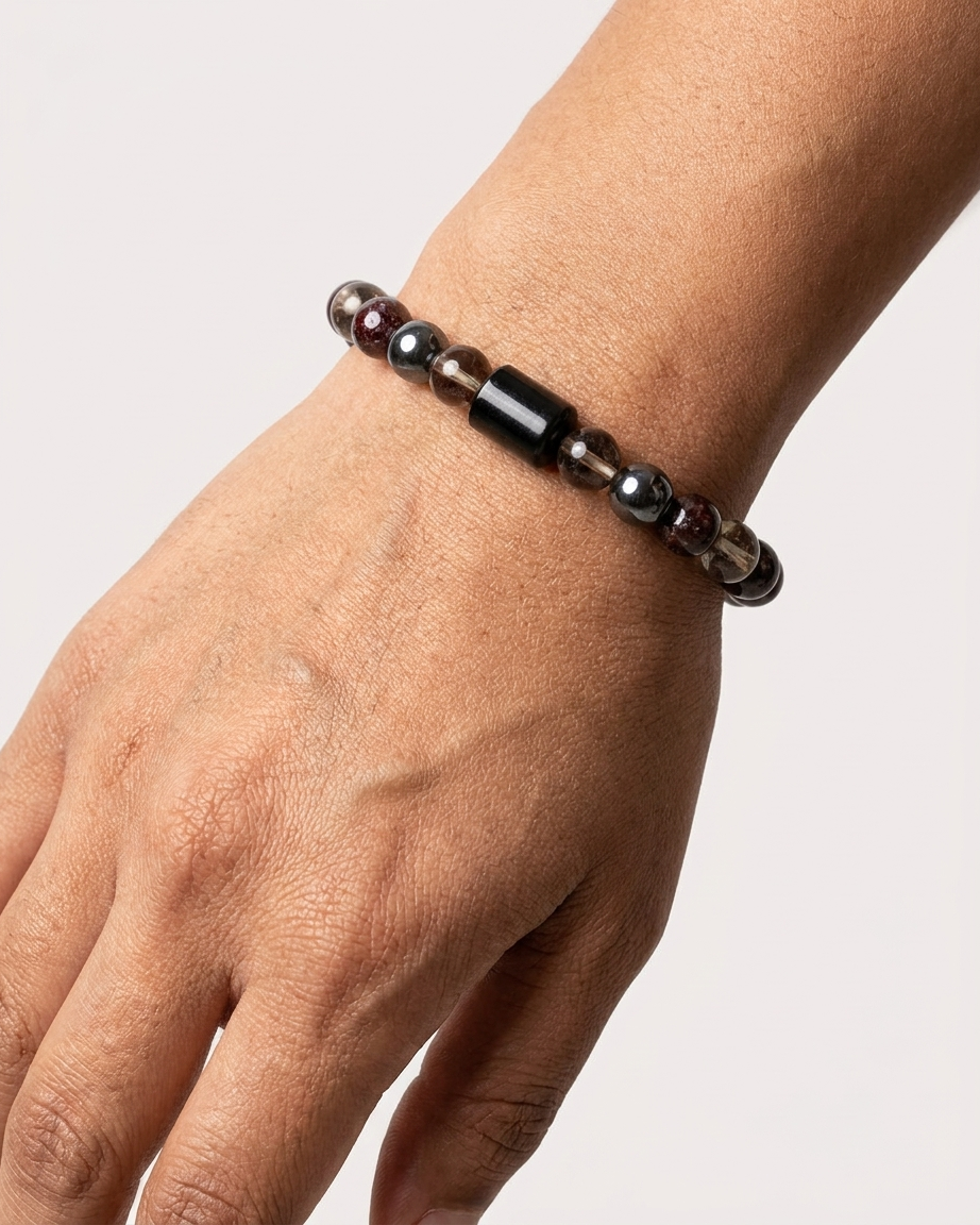 Mulank 4 Bracelet for Birth Dates 4, 13, 22 & 31 | Free Raw Selenite Plate (With Certificate)