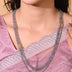 Natural Labradorite Beaded Necklace (With Certificate)