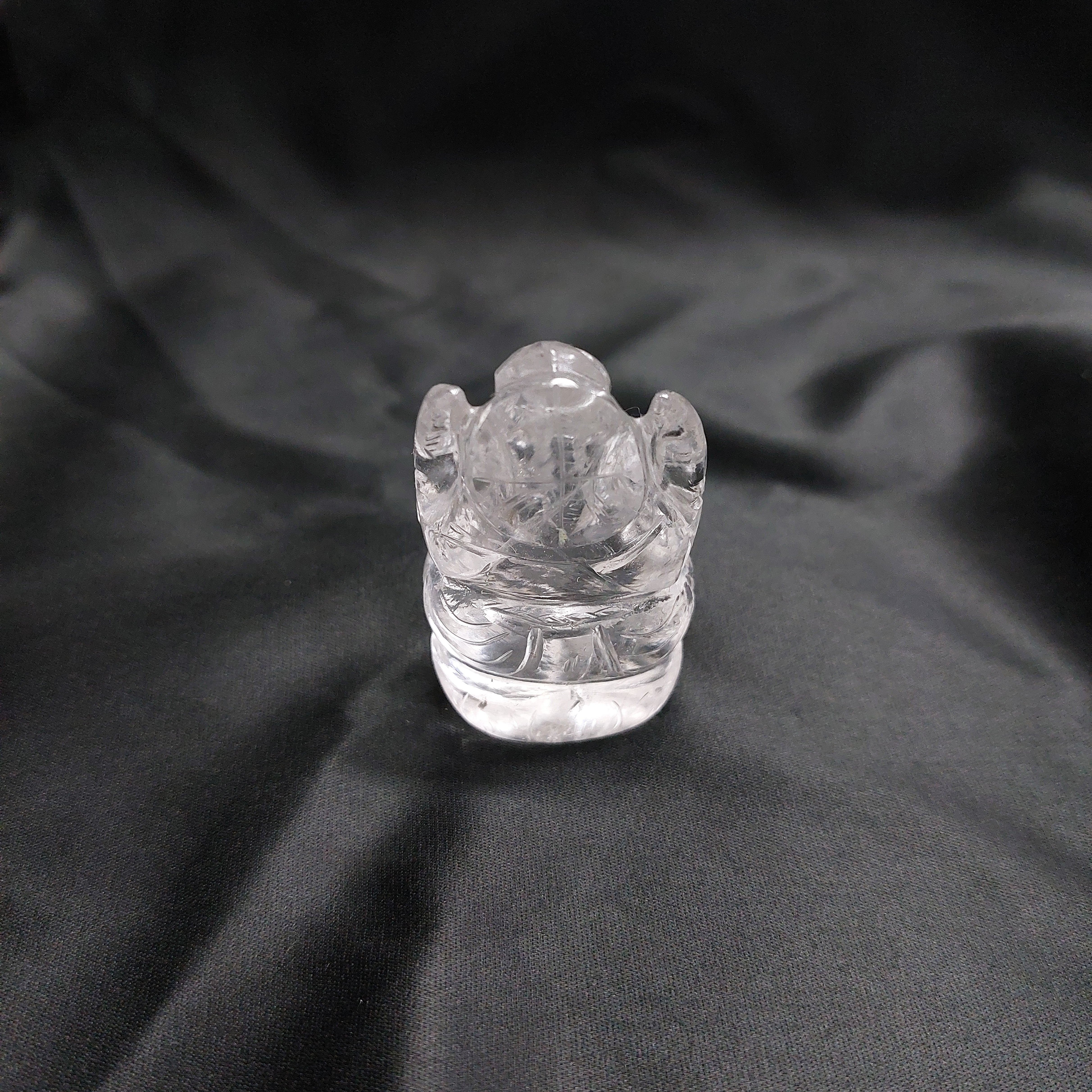 CLEAR QUARTZ LORD GANESH STATUE