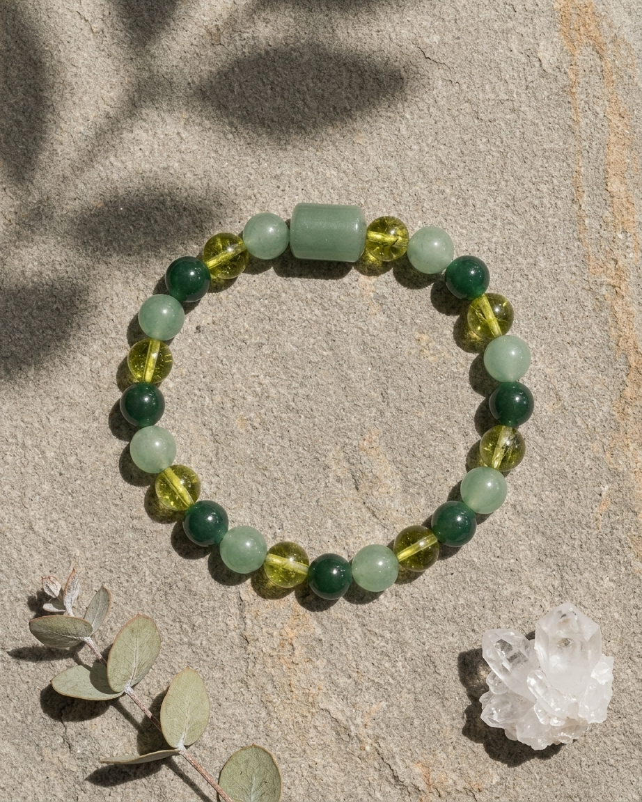 Mulank 5 Bracelet for Birth Dates 5, 14 & 23 | Free Raw Selenite Plate (With Certificate)