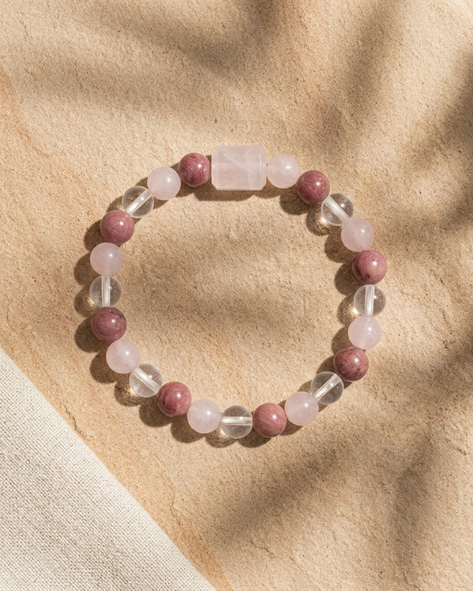 Mulank 6 Bracelet for Birth Dates 6, 15 & 24 | Free Raw Selenite Plate (With Certificate)
