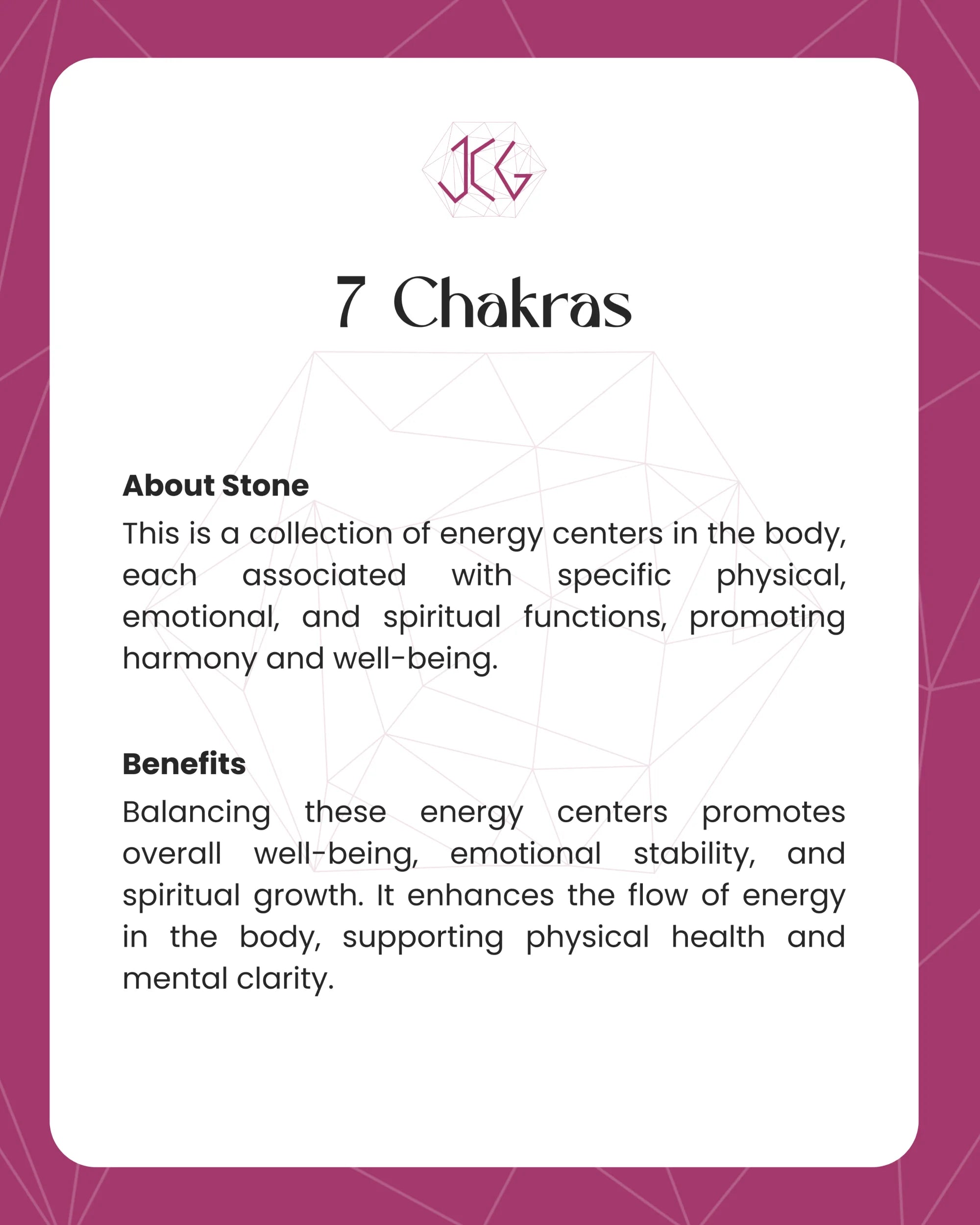 7 Chakras Tree Jaipur Crystal Gems