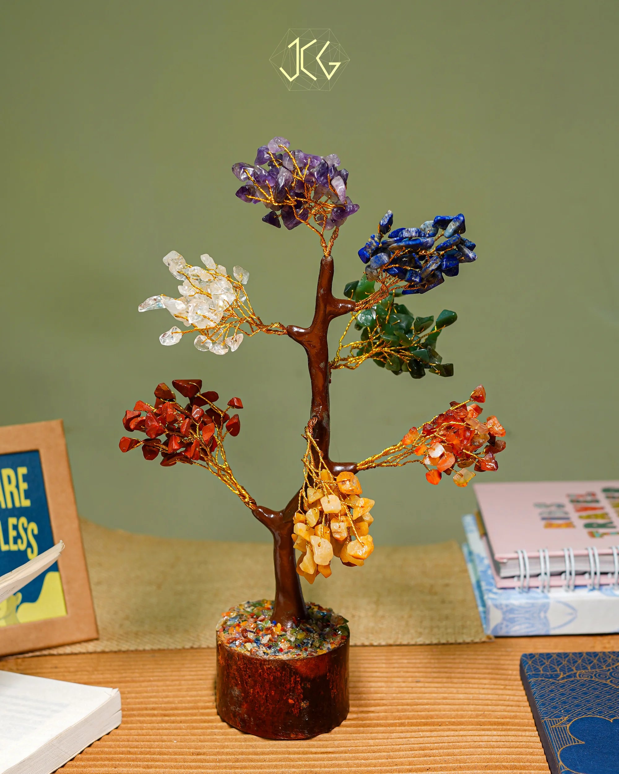 7 Chakras Tree Jaipur Crystal Gems