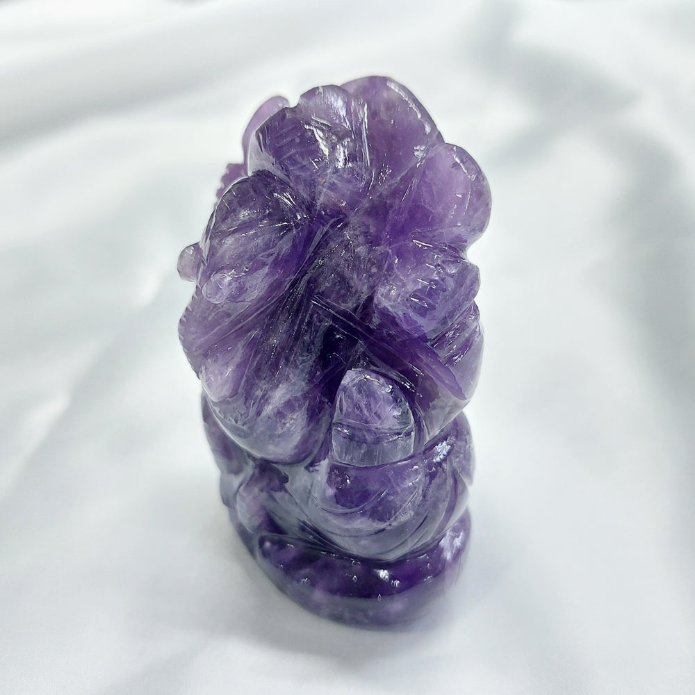 NATURAL AMETHYST BIG GANESH anxiety relief