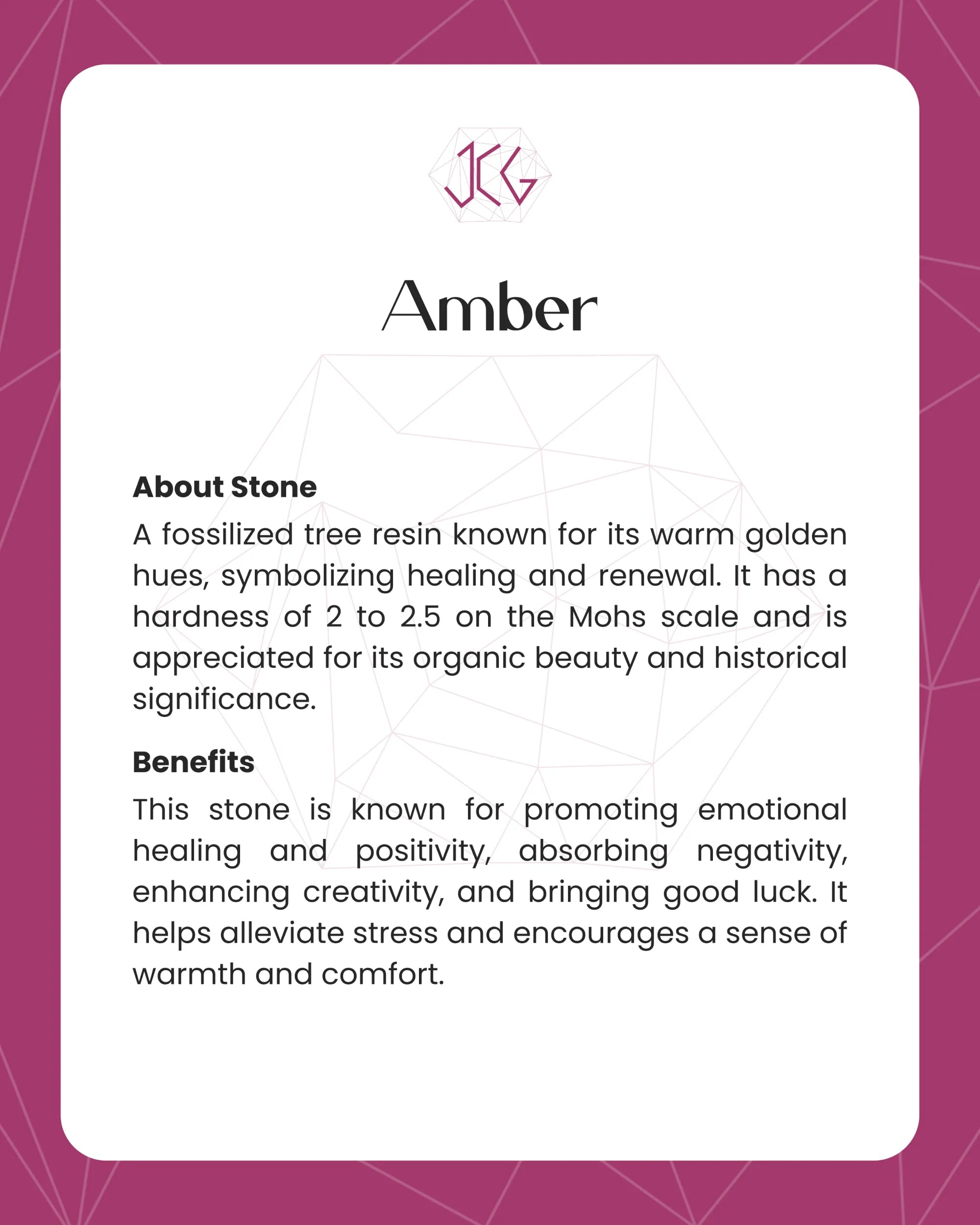 Amber Ring Jaipur Crystal Gems