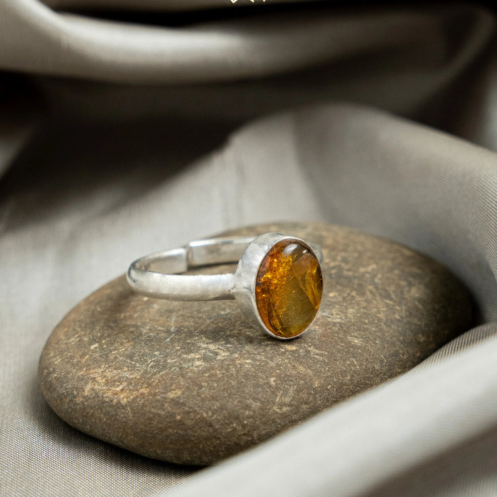 Amber Ring - Jaipur Crystal Gems
