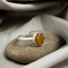 Amber Ring - Jaipur Crystal Gems