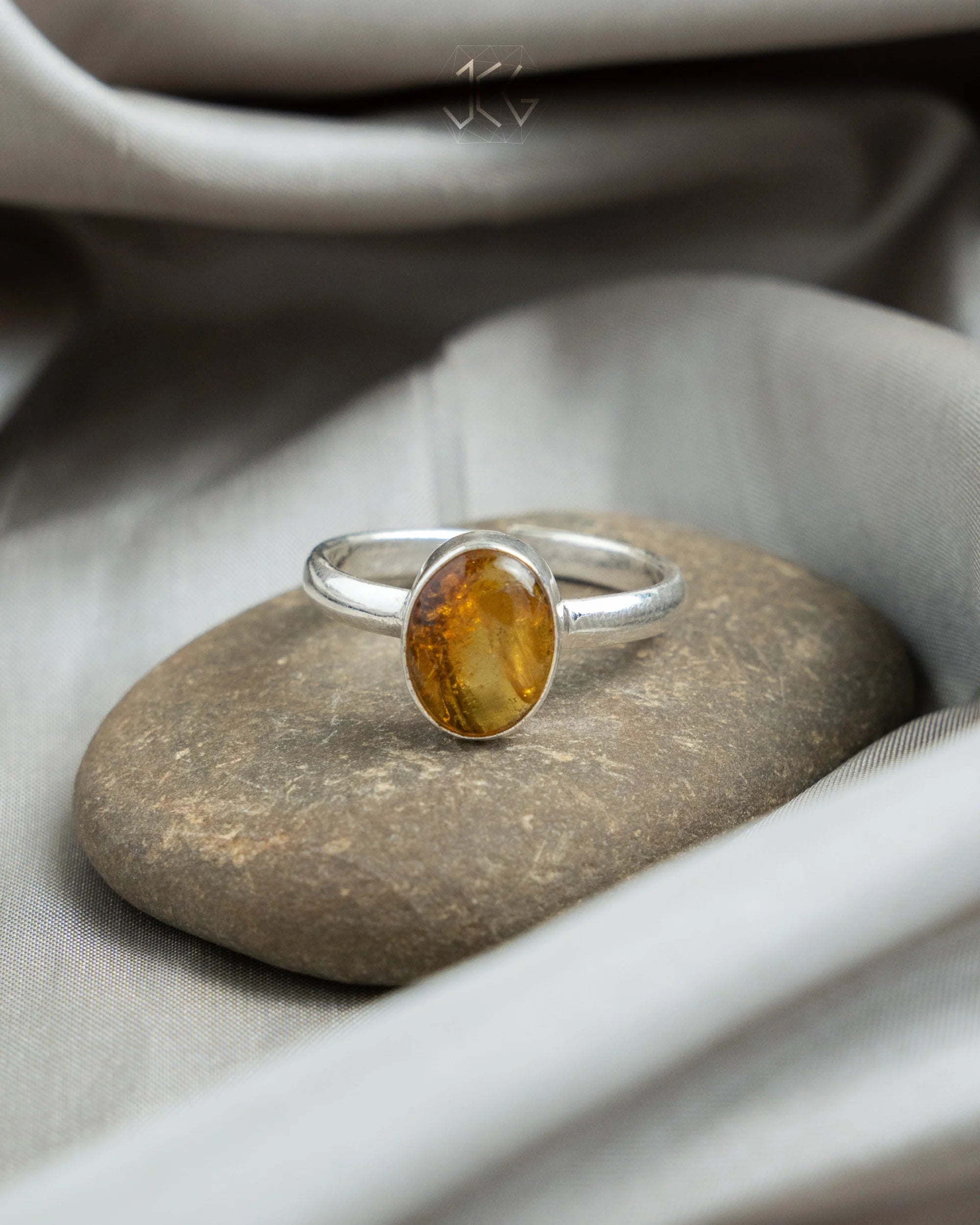 Amber Ring - Jaipur Crystal Gems