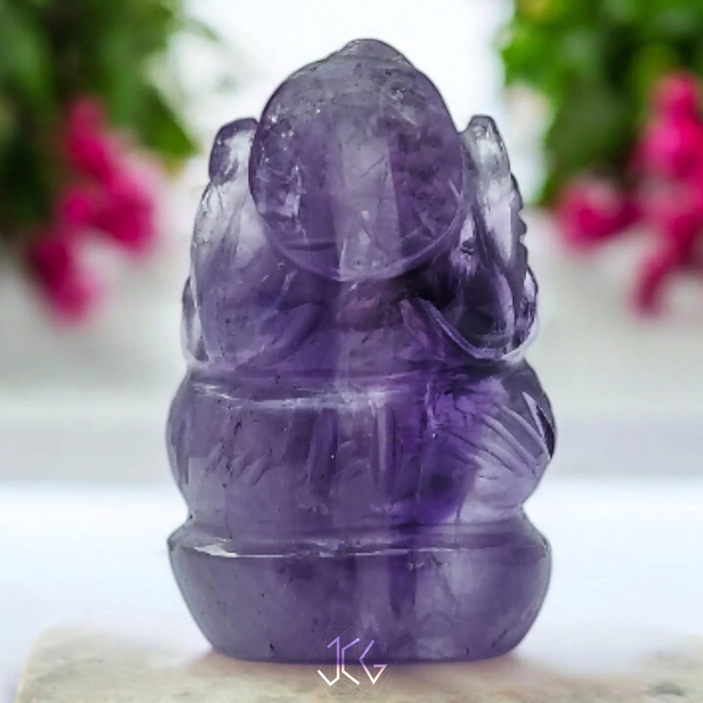 Amethyst Ganesha Jaipur Crystal Gems