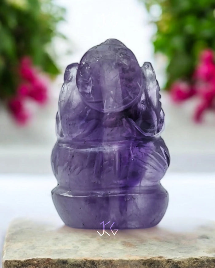 Amethyst Ganesha Jaipur Crystal Gems
