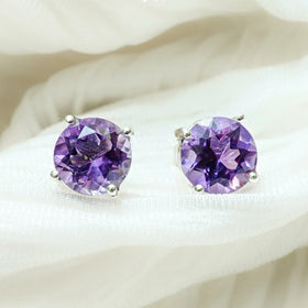 Amethyst Earrings - Jaipur Crystal Gems