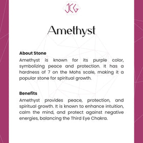 Amethyst Earrings - Jaipur Crystal Gems