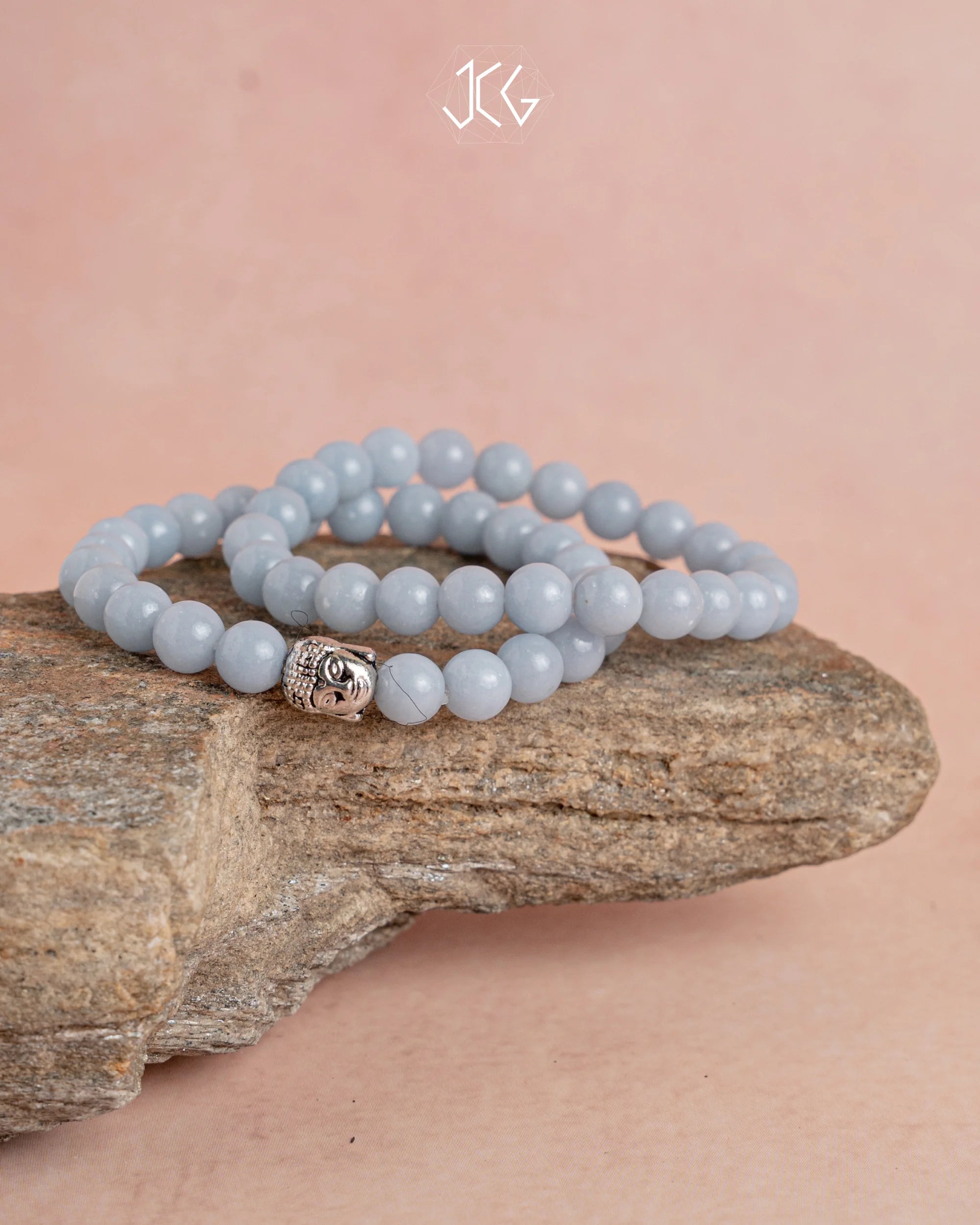 Angelite Bracelet - Jaipur Crystal Gems