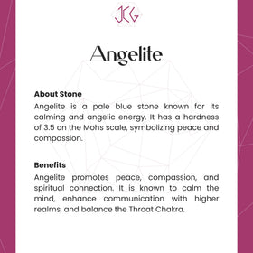 Angelite Bracelet - Jaipur Crystal Gems
