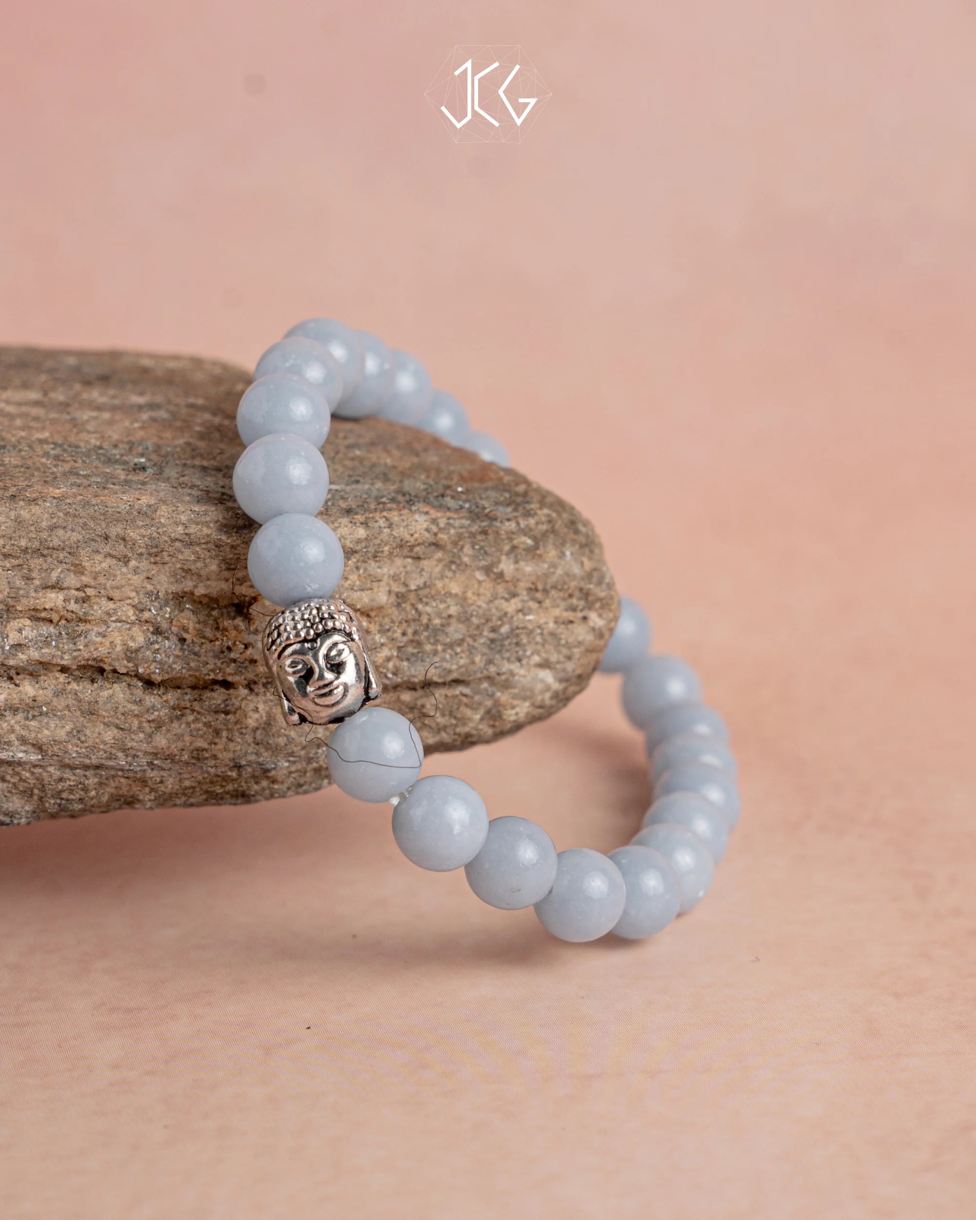 Angelite Bracelet - Jaipur Crystal Gems