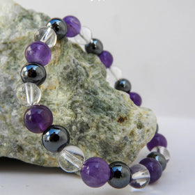 Aquarius (Kumbha) Zodiac Sign Bracelet 8mm