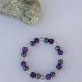 Aquarius (Kumbha) Zodiac Sign Bracelet 8mm