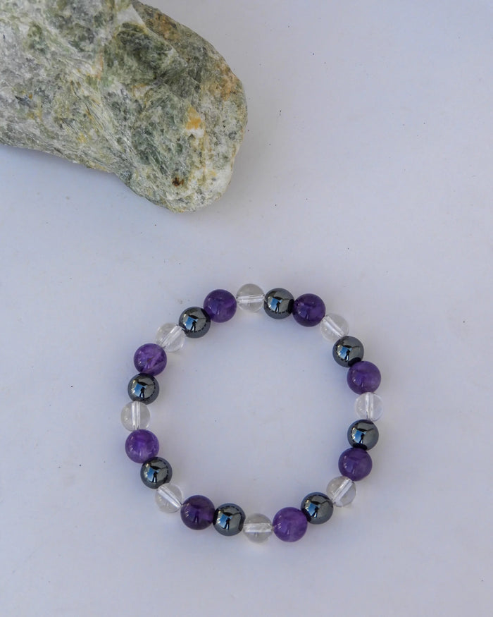 Aquarius (Kumbha) Zodiac Sign Bracelet 8mm