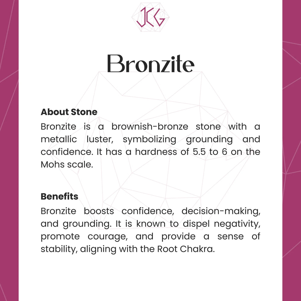 Bronzite Bracelet Jaipur Crystal Gems