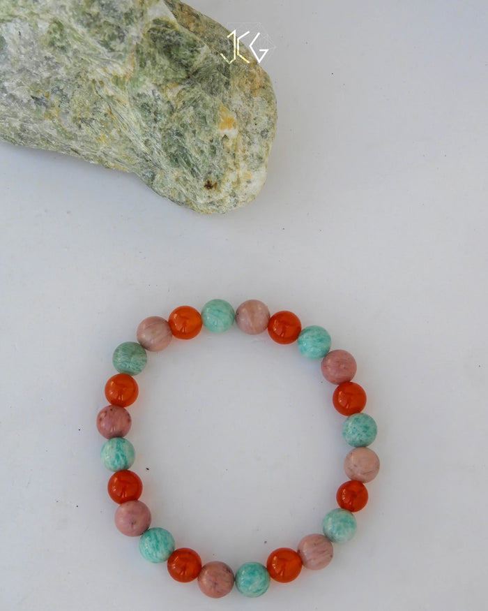 Cancer (Karka) Zodiac Sign Bracelet 8mm
