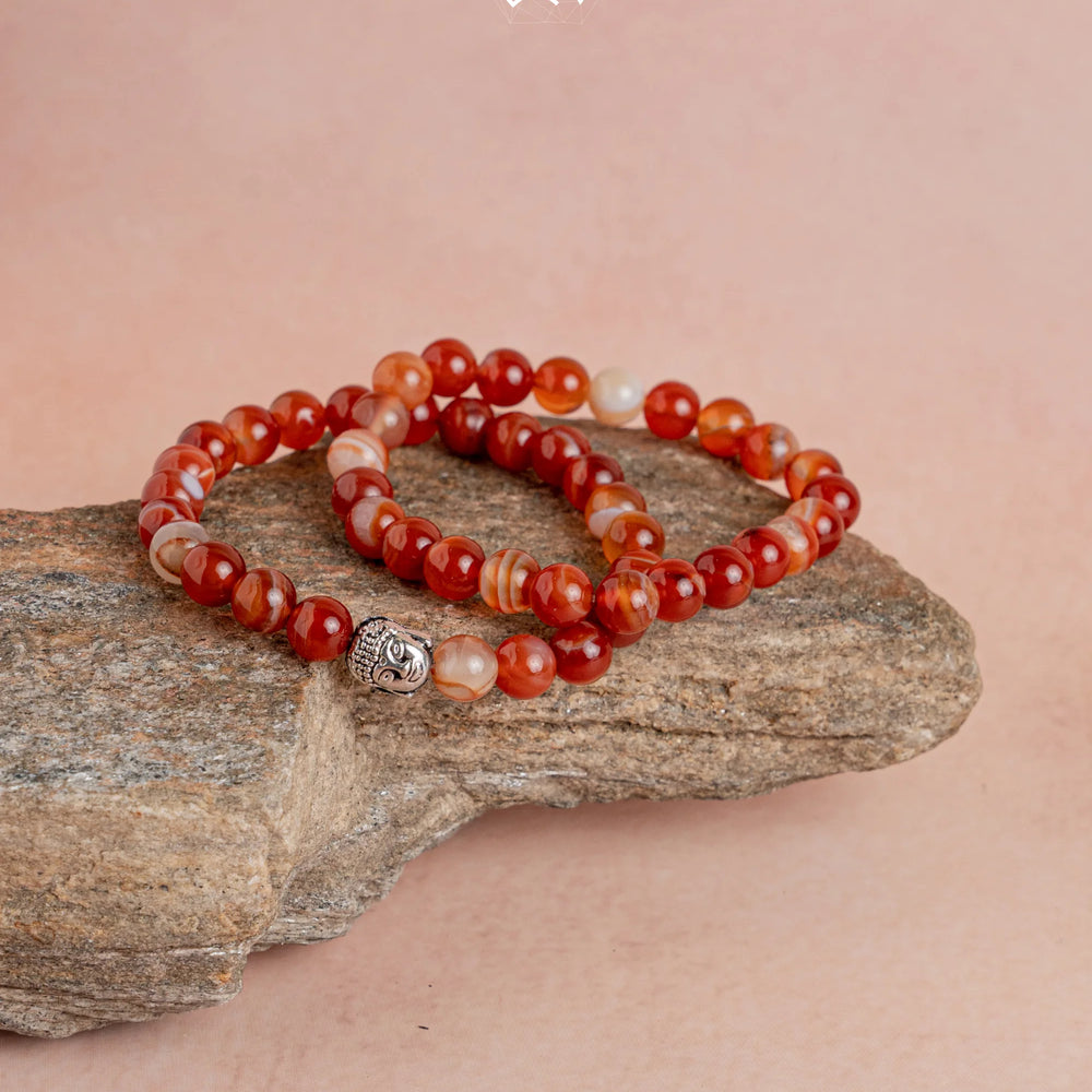 Red Carnelian Bracelet Jaipur Crystal Gems